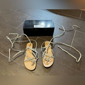 Colin Stuart Lace up Sandals